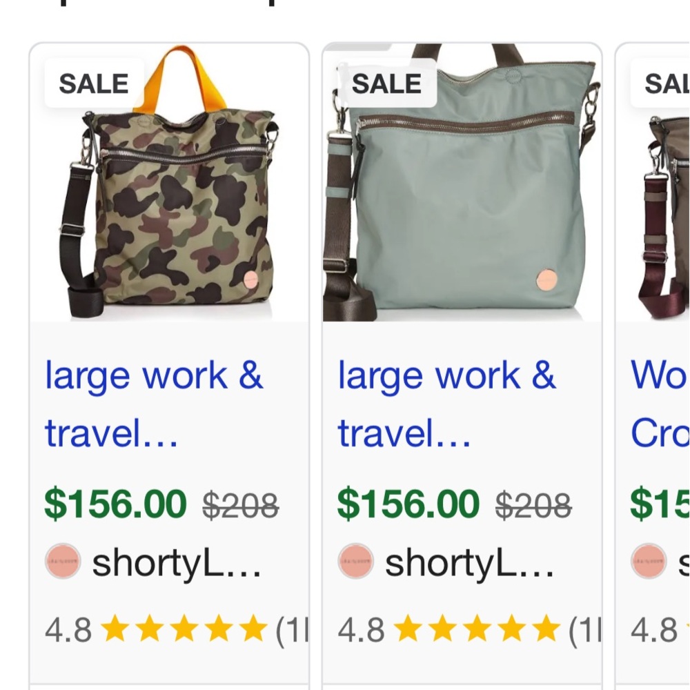 Shorty love Camo cross body / purse Bag with Orange Handles - Picture 9 of 10
